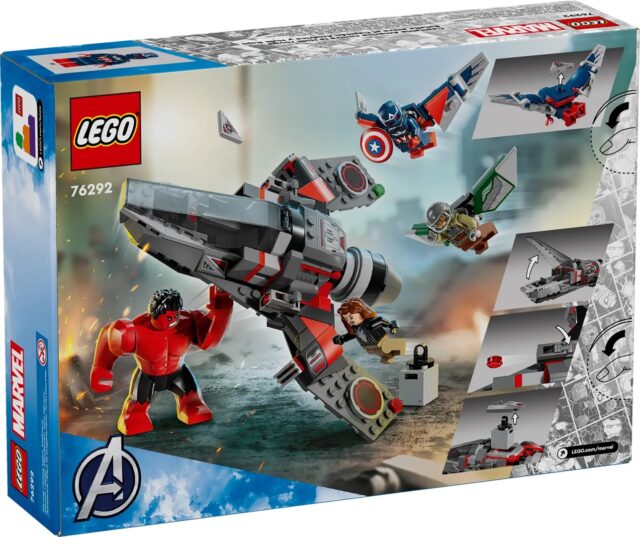 LEGO MARVEL 76292 Captain America VS Red Hulk Duel - imagine 2