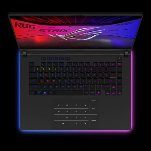 ASUS ROG Strix SCAR 16 G635LX-U9644W Ultra 9 275HX 16.0 2.5K Mini LED 240Hz 1200nits AG 64GB DDR5 5600 2xSSD2TB GeForce RTX 5090 24GB WLAN+BT LAN Cam1080p 90WHrs Win11 Off Black - imagine 3