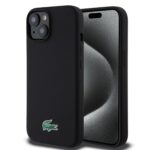 Lacoste LCHMP15SSLOK iPhone 15 / 14 / 13 6.1" black hardcase with Silicone and MagSafe - imagine 9