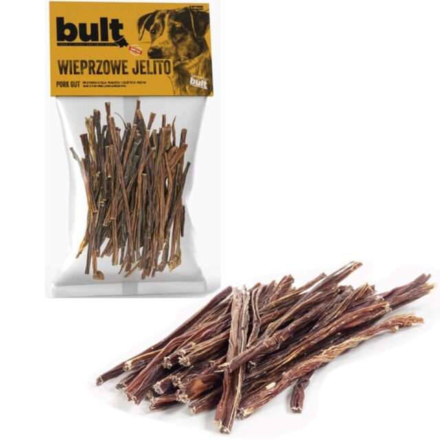 BULT Dried pork intestine - dog treat - 100g - imagine 3