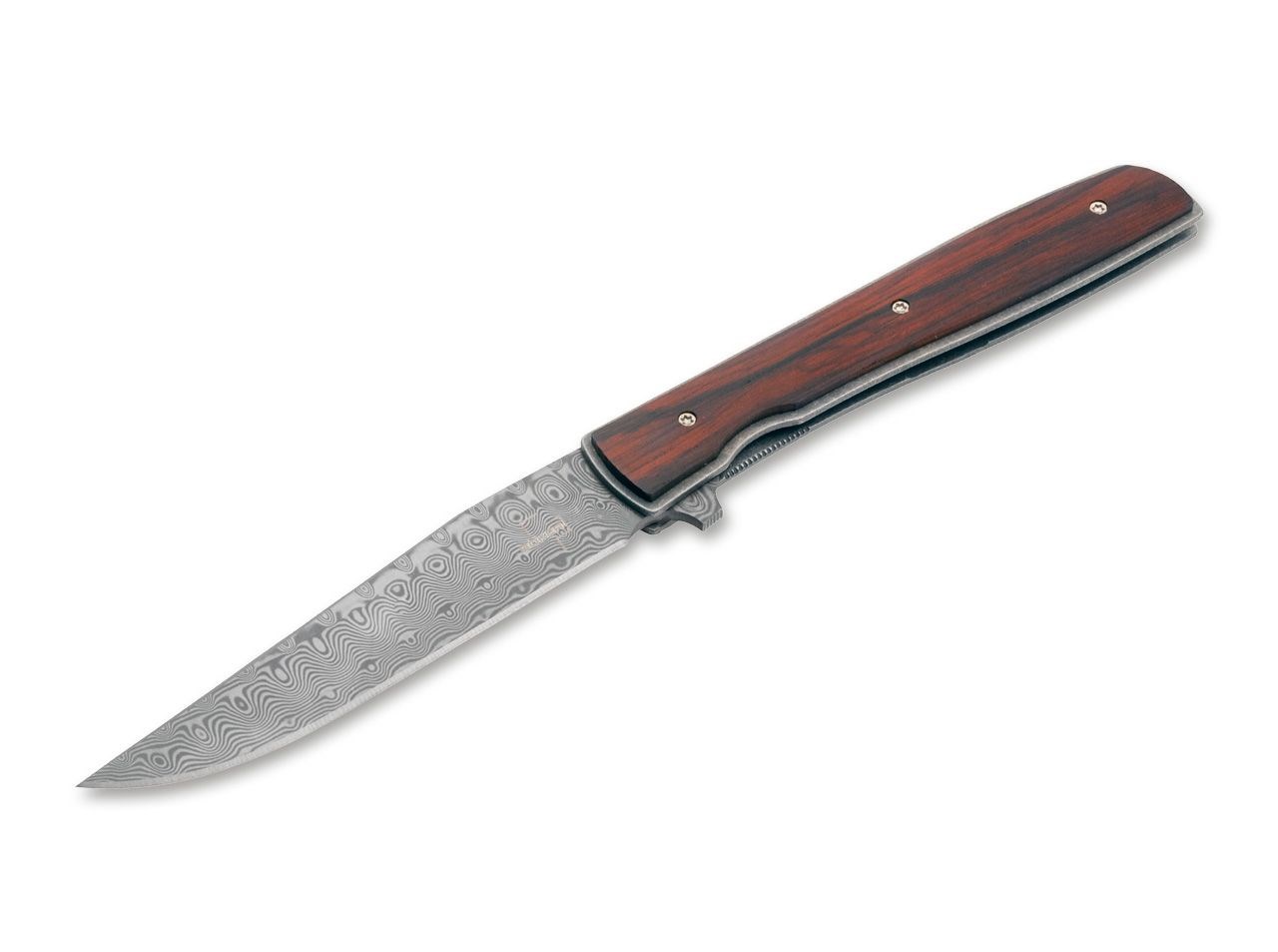 cps-9149e2410d13841e48e8eaba907910f4-2026-03-31-02-55-07 Böker Plus Urban Trapper Cocobolo Damascus Knife - imagine 1