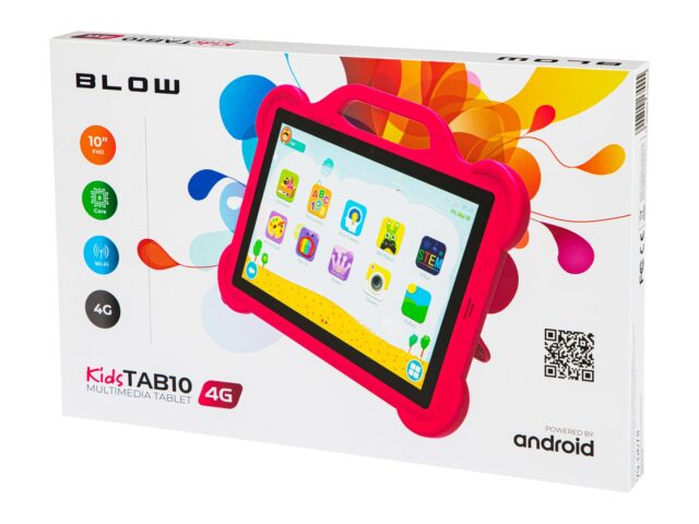 Tablet KidsTAB10 4G BLOW 4/64GB pink + case - imagine 4