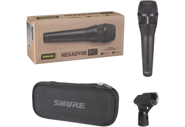 Shure Nexadyne™ 8/C - dynamic microphone  cardioid with XLR connector  black - imagine 4