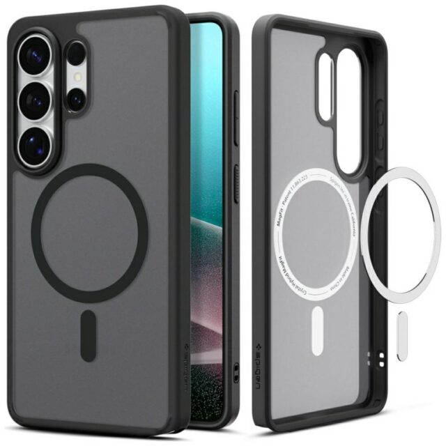 Spigen Ultra Hybrid Mag MagSafe case for Samsung Galaxy S26 Ultra frost black - imagine 3