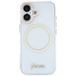 Case Guess IML Script Metal MagSafe for   iPhone 17 transparent - imagine 3