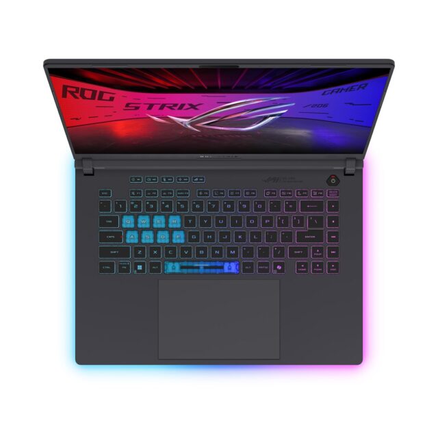 ASUS ROG Strix G16 G615LM-U7161 Ultra 7 255HX 16.0 FHD+ 165Hz IPS-level 300nits AG 16GB DDR5 5600 SSD1TB GeForce RTX 5060 8GB WLAN+BT LAN Cam1080p 90WHrs NoOS Eclipse Gray - imagine 5