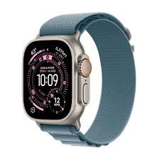 cps-91a3f460df1d6694ff1aacdc4b19d486-2026-03-31-11-45-21 Apple Watch Ultra 3 GPS + Cellular 49mm Natural Titanium Case with Light Blue Alpine Loop - Small - imagine 1