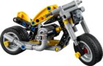 LEGO TECHNIC 42225 Yellow Motorcycle - imagine 3