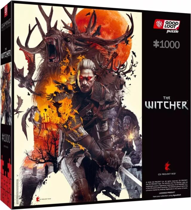 Good Loot Gaming Puzzle: The Witcher (Wiedźmin) Monsters  1000 elementów - imagine 5