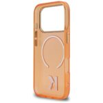 Case Karl Lagerfeld IML K Head Logo      MagSafe for iPhone 17 Pro orange - imagine 7