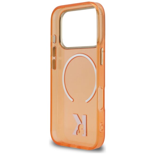 Case Karl Lagerfeld IML K Head Logo      MagSafe for iPhone 17 Pro orange - imagine 7