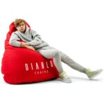 DIABLO gaming pouffe red - imagine 7