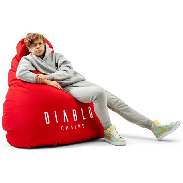 DIABLO gaming pouffe red - imagine 7