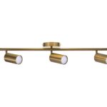 Activejet SPECTRA triple gold ceiling wall lamp strip spotlight GU10 for living room