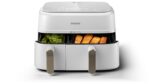 Philips 3000 series NA353/10 fryer Double 9 L Stand-alone 2750 W Hot air fryer Silver  White - imagine 5