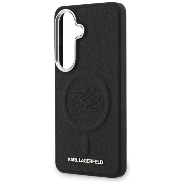 Case Karl Lagerfeld Embossed Ring        Initials MagSafe for Samsung Galaxy S26 black - imagine 6