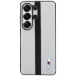 Case BMW Perforated Stripe Logo MagSafe  for Samsung Galaxy S26 Ultra grey - imagine 3