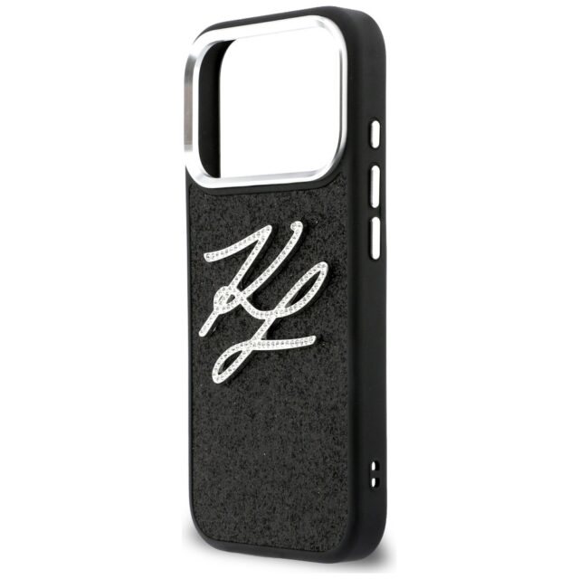 Etui Karl Lagerfeld IML Glitter KL        Diamond Logo do iPhone 17 Pro czarny - imagine 6