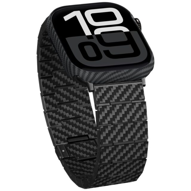 Case PITAKA Air Case for Apple Watch 10   / 11 (42 mm) black and grey - imagine 5