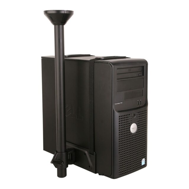 Techly ICA-CS 63 CPU holder Desk-mounted CPU holder Black - imagine 8