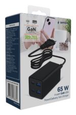 Gembird TA-UC-2A2C-PD65-01-BK mobile device charger Laptop  Smartphone Black AC Fast charging Indoor - imagine 7