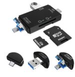 VAKOSS CARD READER 6IN1 USB A / MICRO USB / USB C / SD / MICRO SD / USB TC-R425X - imagine 4
