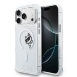 Case Karl Lagerfeld IML Peekaboo MagSafe for iPhone 17 Pro Max transparent