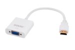 Savio CL-27 video cable adapter 0.2 m VGA (D-Sub) HDMI Type A (Standard) White - imagine 4