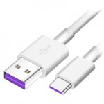 Huawei AP71 Quick Charger USB-C Datový Kabel 5A 1m White (Bulk)