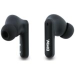 Headphones Bluetooth TWS BMW Leather      Metal Logo ENC red - imagine 5