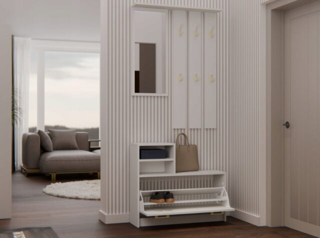 Wardrobe  Shoe cabinet / Cashmere GS1 - imagine 5