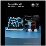 Kabel Spigen EB10015CC Essential USB-C    100W 1.5m biały - imagine 8