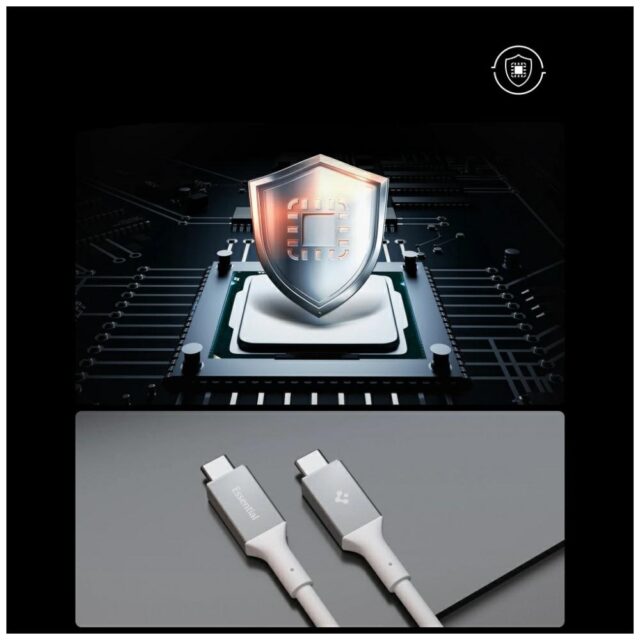 Spigen EB10020CC Essential USB-C cable 100W 2m white - imagine 4