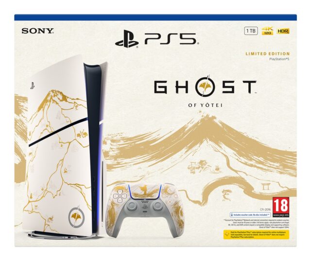 Sony PlayStation 5 Console - Ghost of Yotei Gold Limited Edition Bundle (model group - slim) - imagine 6