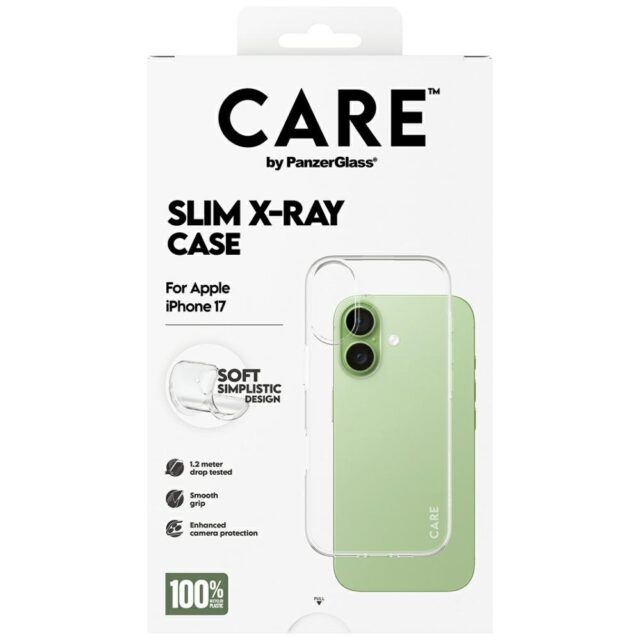 Case CARE by PanzerGlass Fashionable X-Ray Soft Basic for iPhone 17 transparent - imagine 5