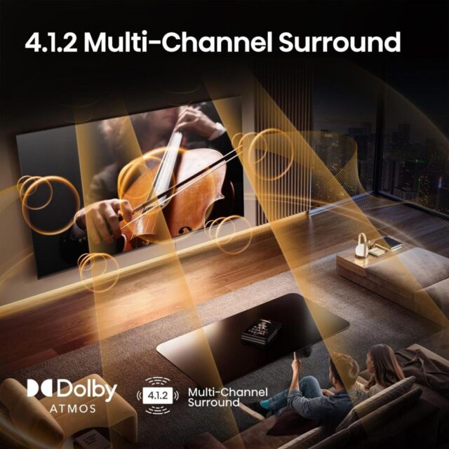 Hisense 65U8Q 165.1 cm (65 ) 4K Ultra HD Smart TV Wi-Fi Black  Grey - imagine 7