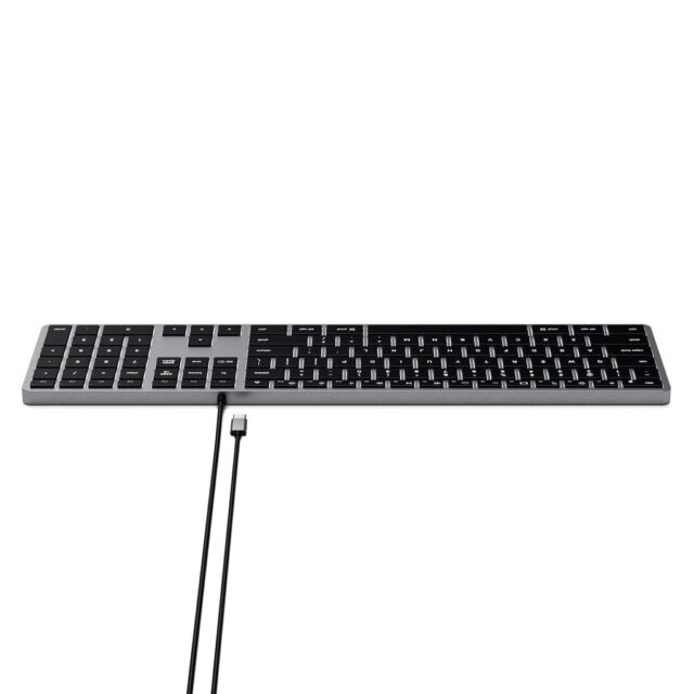 Satechi Slim W3 Keyboard USB-C with numpad (gray) - imagine 5