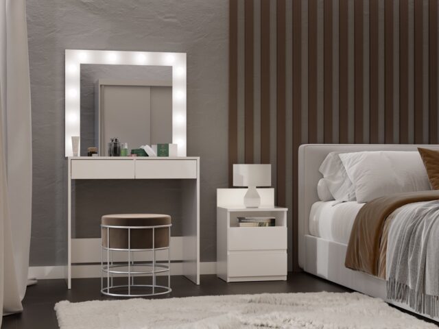 Topeshop Z.MARINA LUSTRO BIEL bedroom vanity/vanity set - imagine 3