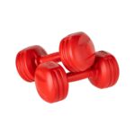 REBEL ACTIVE Bitumen dumbbell set 20kg (2x1kg + 2x2kg + 2x3kg + 2x4kg) - imagine 4