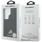 Karl Lagerfeld Grained PU Leather K&CH Heads Magnetic Zadní Kryt pro Samsung Galaxy S26 Ultra Black - imagine 8