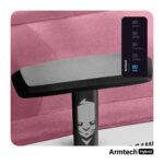 DIABLO X-GAMER gaming chair pink and white - imagine 7