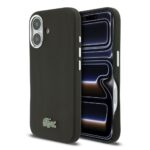 Lacoste PVC Iconic Petit Pique Metal Logo MagSafe Zadní Kryt pro iPhone 16 Black