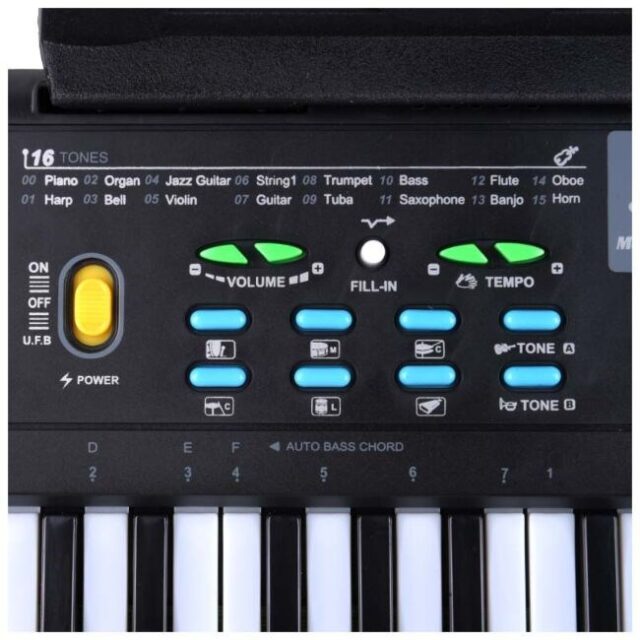 MQ 605 UFB - keyboard with microphone for learning to play  designed for children - imagine 6