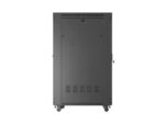 Rack cabinet 19  32U 600x1000 black perforated doo - imagine 3