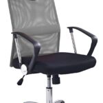 Topeshop KRZESŁO NEMO SZARE office/computer chair Padded seat Mesh backrest