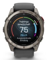 Garmin fenix 8 Pro 3.56 cm (1.4 ) AMOLED 51 mm Digital 454 x 454 pixels Touchscreen Graphite  Titanium Wi-Fi GPS (satellite) - imagine 7