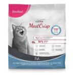 PLATINUM MeatCrisp Sterilised Fish - dry cat food - 400g