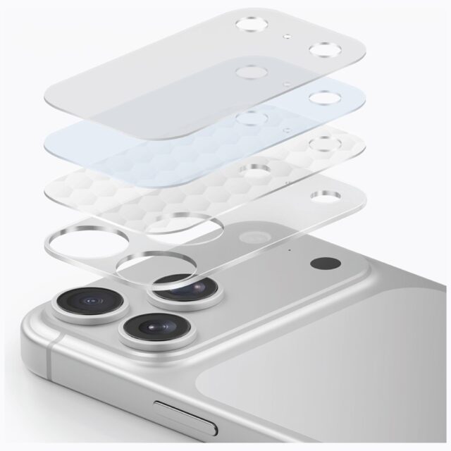 UNIQ Optix Aeroshield Camera Module Protector for iPhone 17 Pro Max transparent - imagine 4