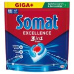 DISHWASHER CAPSULES SOMAT 3IN1 88 PCS