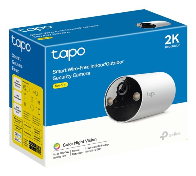 TP-Link Tapo Smart Wire-Free Security Battery Camera - imagine 10